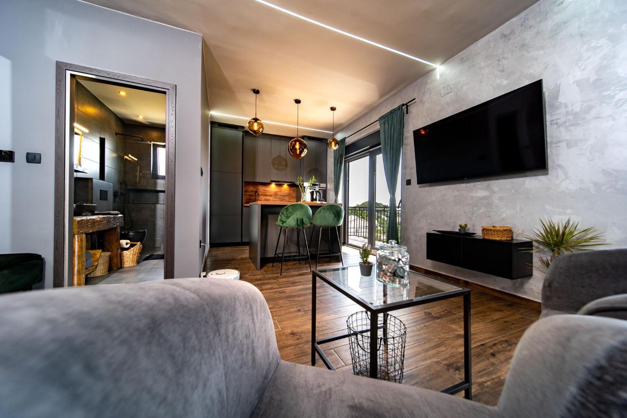 Modern Studio With A Beautiful View Rab Town Zewnętrze zdjęcie